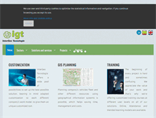 Tablet Screenshot of intergeotecnologia.com